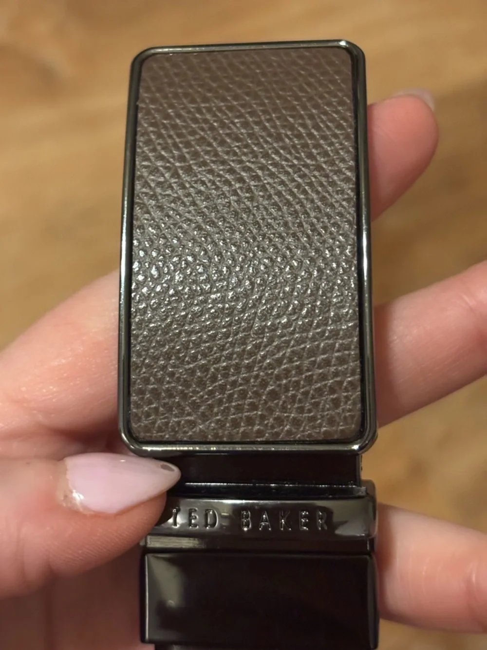 Old money classic Men's Ted Baker Brown Leather Belt 34